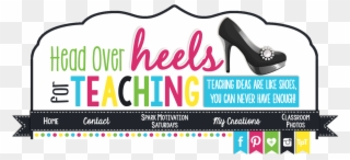 Head Over Heels For Teaching - High-heeled Shoe Clipart