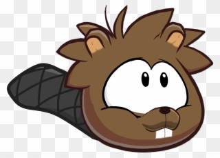 Cute Beaver Illustrations - Beaver Puffle Clipart