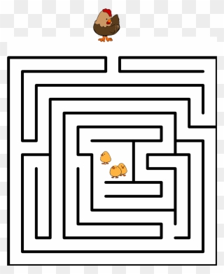 Open - Labyrinth Drawing Clipart
