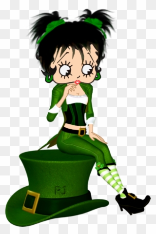 Patricks Day Betty Boop, Ash, Gifs, Characters, Saint - День Святого Патрика Аниме Clipart