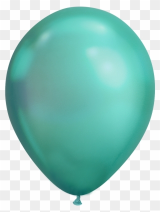 Chrome Green - Blue Green Balloon Clipart