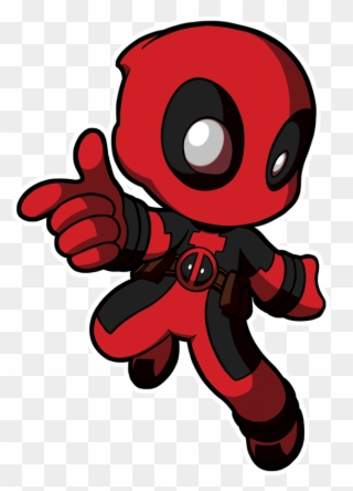 Strawberry Quiche I M Editing Things For Stickers So - Deadpool Chibi Deadpool Sticker Png Clipart