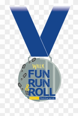 Join Us For The 4th Annual Project Walk Fun Run And - Silver Medal Clipart