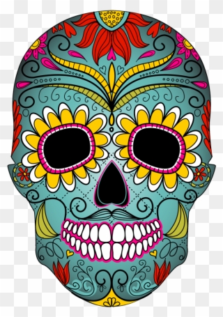 Mxdc Cocina Mexicana Celebrates Day Of The Dead With - Day Of The Dead Skull Clipart - Png Download