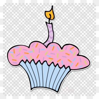 Cupcake Clipart Birthday Cupcakes Frosting & Icing - Conical Flask No Background - Png Download