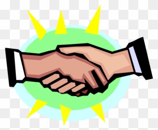 Covenant - Handshake Clip Art - Png Download