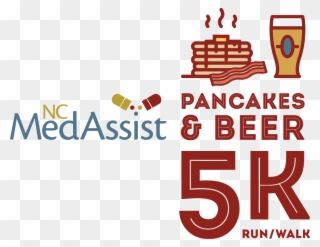 Nc Medassist 5k - Pancakes And Beer 5k Clipart