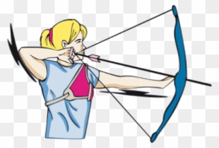 Olympic Archery Clipart - Png Download