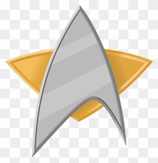 Star Shaped Starfleet Insignia Star Trek Know Your - Star Trek Clipart
