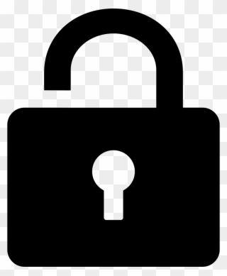 Free Security Icons - Open Lock Icon Png Clipart