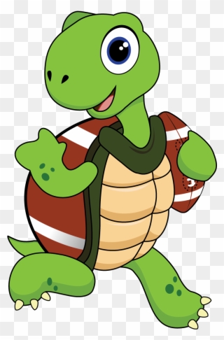 Introducing Your Child To The Game Of Football Means - Football Turtle Clipart