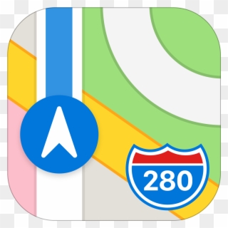 Ios - Apple Maps Icon Clipart