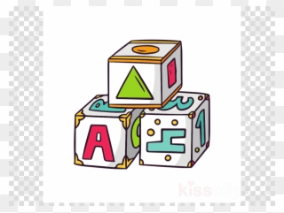 Toy Clipart Toy Block - Cube Dessin Couleur - Png Download