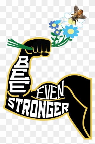 Bee Even Stronger, Organic, Raw Honey - Honey Clipart