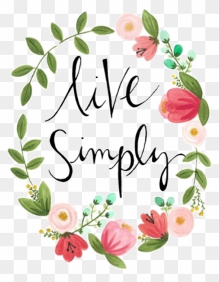 349 - Live Simply Clipart