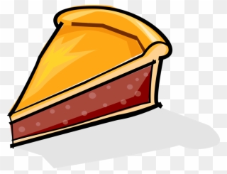 Vector Illustration Of Slice Of Dessert Pie - Torta Vetor Clipart