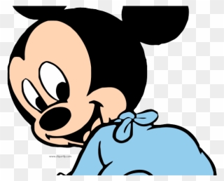 Mickey Mouse Clipart Cute - Baby Mickey Mouse Clipart - Png Download