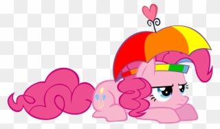 And In The My Little Pony - Pinkie Pie Umbrella Hat Clipart