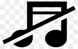 No Of Musical Note - Icon No Music Png Clipart