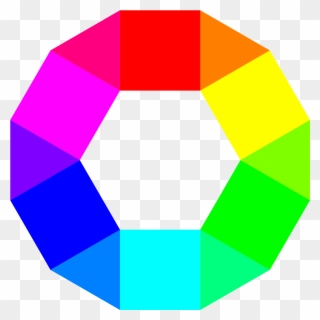 Big Image - Colourful Hexagon Clipart