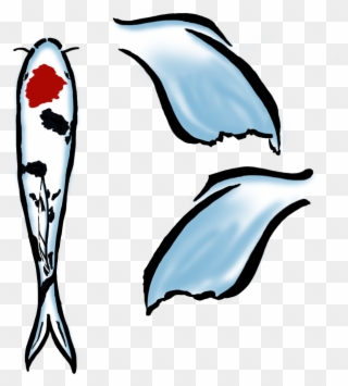 Tweet-painting Fish Textures - Drawing Clipart