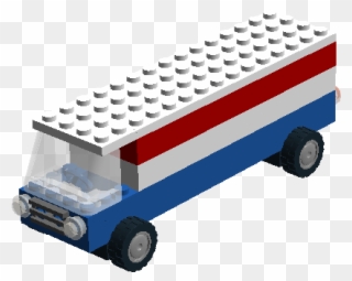 Retro Pepsi Delivery Van - Toy Vehicle Clipart