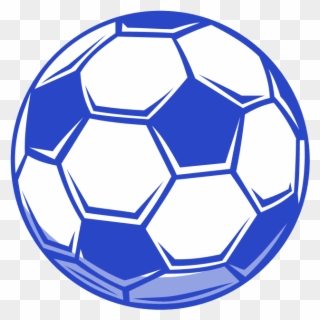 Coaches Gear - Blue Soccer Ball Png Clipart
