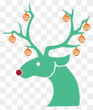 Combinedfedcampaign On Twitter - Reindeer Clipart - Png Download