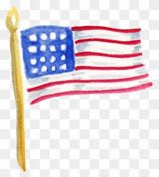 Made In The Usa - Flag Of The United States Clipart