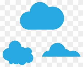 Cloud Clipart To Download Free - Clouds Color Blue - Png Download