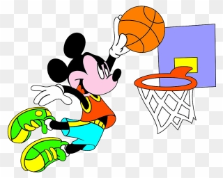 Disneyland Clipart Basketball - Donald Duck Mickey Mouse And Dog - Png Download