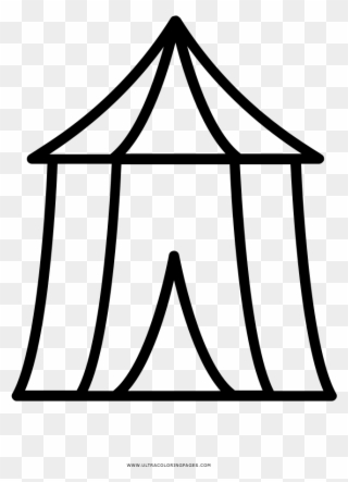 Collection Of Free Coloring Page Download On - Carnival Tent Clipart Black And White Png Transparent Png