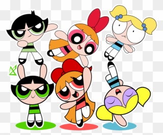 Old'n'new By Ajtheppgfan 20th Anniversary, Positivity, - The Powerpuff Girls Clipart