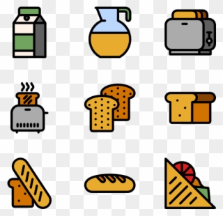 Breakfast - Furniture Icon Top View Png Clipart