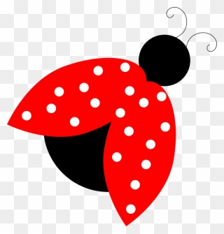 Ladybug Clipart Big - Cartoon Red And Black Ladybug Bag, Adult Unisex, Natural - Png Download