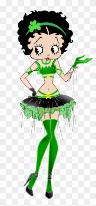 Irish - Betty Boop Clipart