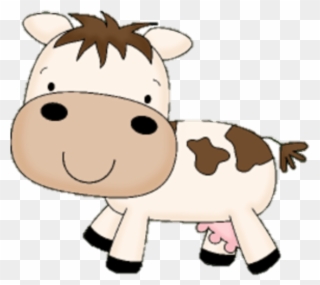 Baby Cow Clipart - Baby Calf Clip Art - Png Download
