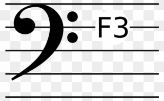 Bass Clef Is What Trombones Use, Baritone Isn't Really - Subbass Clef Clipart