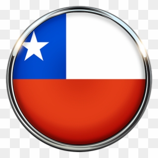 Chile Flag Clipart - Bandera De Chile En Circulo Png Transparent Png