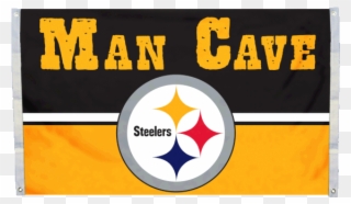 Nfl Pittsburgh Steelers 3x5 Man Cave Flag - Pittsburgh Steelers Clipart