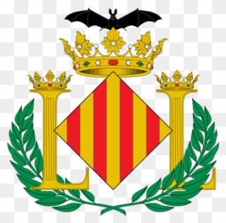 Above Is The Coat Of Arms Of Vincent's Birth Town Of - Valencia Seal Clipart