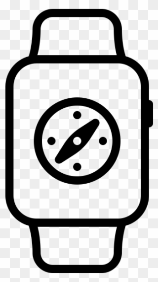 Compass Rubber Stamp - Watch Band Icon Png Clipart