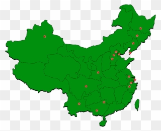 Xi'an Jiaotong University - China Map Green Png Clipart