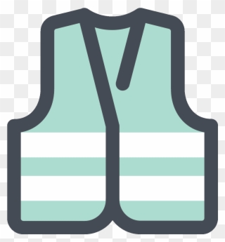 Safety Vest Icon - Vest Clipart