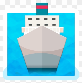 Crowded Port - Cruiseferry Clipart
