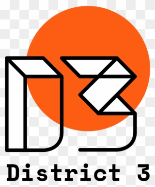 Logo Of District - District 3 Logo Clipart