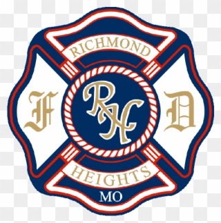 Follow The Richmond Heights Fire Department Facebook - Emblem Clipart