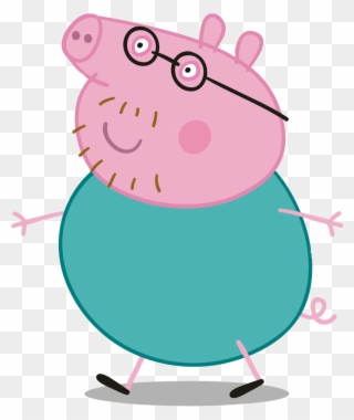 Pai Da Peppa Pig Clipart