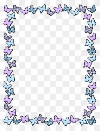 Marco - Cute Border Design Butterfly Clipart