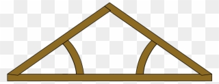 Queen Post Roof Truss - Truss Clipart
